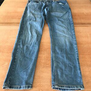 Levi's 512 Slim Taper Fit Jeans Men 36x29 Blue Mid Rise Medium Wash Stretch